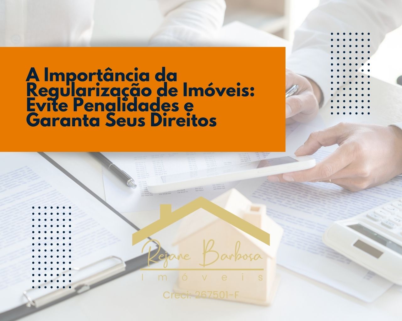 A Importância da Regularização de Imóveis: Evite Penalidades e Garanta Seus Direitos Você já parou para pensar na real importância de ter seu imóvel regularizado? Embora muitas pessoas considerem esse processo burocrático ou desnecessário, a regularização imobiliária é essencial para garantir segurança jurídica, evitar penalidades e aproveitar ao máximo os benefícios legais que a legislação oferece aos proprietários. Neste artigo, vamos abordar por que a regularização é tão importante e o que você ganha ao manter sua propriedade dentro da legalidade. 🔍 O Que Significa Regularizar um Imóvel? Regularizar um imóvel é garantir que ele esteja em conformidade com todas as exigências legais e urbanísticas previstas pelas autoridades municipais, estaduais e federais. Isso inclui a obtenção de documentos como escritura, registro em cartório, habite-se, alvará de funcionamento (quando necessário), além do cumprimento das normas de uso e ocupação do solo. É um processo que se aplica tanto a imóveis residenciais quanto comerciais, rurais ou urbanos — construídos recentemente ou antigos. 🚫 Os Riscos da Irregularidade Manter um imóvel em situação irregular pode trazer graves consequências, tanto para o proprietário quanto para futuros compradores ou inquilinos. Entre os principais riscos estão: Multas e penalidades administrativas aplicadas pela prefeitura; Embargos ou interdições da edificação; Dificuldade para venda ou transferência do imóvel; Impossibilidade de obter financiamento bancário; Desvalorização patrimonial, especialmente em avaliações de mercado; Problemas em inventários ou partilhas de bens. Além disso, imóveis irregulares ficam à mercê de fiscalizações inesperadas, o que pode resultar na suspensão do uso, impedimento de atividades comerciais ou até mesmo ações judiciais. ✅ Vantagens de Ter um Imóvel Regularizado Ao manter seu imóvel devidamente regularizado, você passa a contar com uma série de benefícios legais e financeiros, como: Valorização do bem no mercado imobiliário; Liberdade para comercializar, alugar ou transferir a propriedade com segurança; Possibilidade de legalizar atividades comerciais no local; Acesso a crédito e financiamentos para reformas ou ampliações; Segurança jurídica em caso de sucessão, doação ou inventário; Inclusão do imóvel no Registro Geral de Imóveis, garantindo o reconhecimento legal da titularidade. 🏡 Transparência e Segurança Patrimonial Um dos principais valores da regularização está na transparência dos atributos do imóvel — como localização, área construída, finalidade de uso e titularidade. Essa clareza oferece segurança não apenas ao proprietário, mas também a terceiros envolvidos em qualquer negociação, como bancos, compradores e instituições públicas. 📣 Conclusão Regularizar um imóvel é muito mais do que cumprir uma exigência legal. É proteger seu patrimônio, abrir portas para novas oportunidades e garantir tranquilidade jurídica e financeira. Imóveis irregulares estão sujeitos a riscos que podem comprometer seu valor e usabilidade. Por isso, se você possui um imóvel em situação irregular, o momento ideal para regularizar é agora. Não deixe que a falta de documentação atrapalhe seus planos ou coloque em risco o que você construiu. 💼 Conte com a Rejane Barbosa Imóveis Na Rejane Barbosa Imóveis, oferecemos assessoria completa para regularização de imóveis residenciais, comerciais, terrenos, chácaras e sítios. Atendemos Guaratinguetá, Potim, Aparecida e região com responsabilidade, agilidade e experiência no mercado imobiliário. 👉 Clique aqui e saiba como regularizar agora mesmo: 🔗 https://rejanebarbosaimoveis.com.br/regularizacao-de-imoveis/
