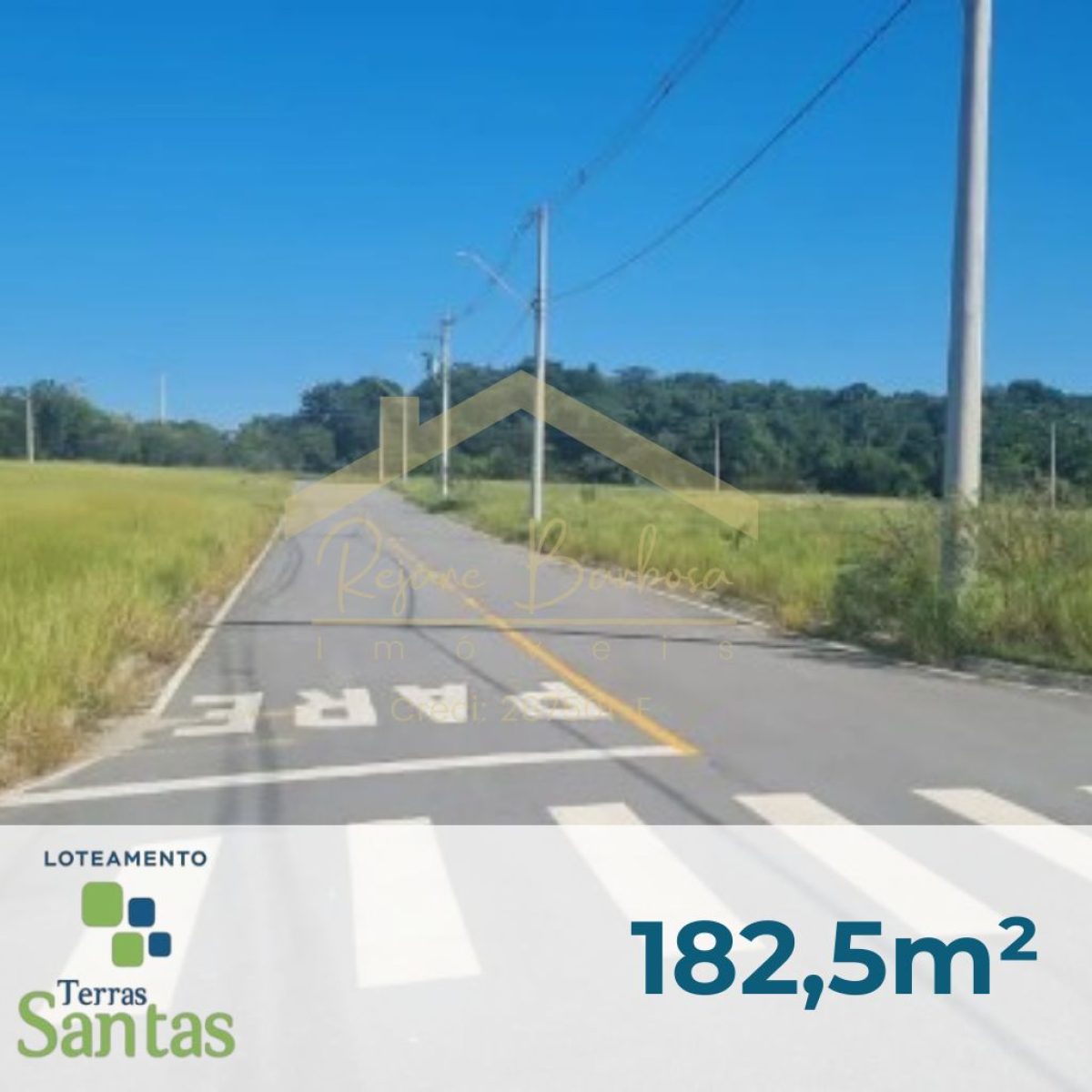 🏗️ Terreno Terras Santas no Potim-SP G02 Terreno de 182,5m2 Liberado para Construir - Potim/SP 🔥 CONSTRUA SEU PATRIMÔNIO AGORA Bairro novo com infraestrutura completa 💰 CONDIÇÕES FACILITADAS ✅ SEM COMPROVAÇÃO DE RENDA ✅ SEM TAXA DE TRANSFERÊNCIA ✅ ENTRADA + PARCELAS MENSAIS ✅ ENTRADA PARCELADAS (Consulte) ✅ ACEITO VEÍCULO COMO PAGAMENTO 🚗 ACEITO SEU CARRO COMO ENTRADA Valor do veículo pode ser maior que a entrada Diferença descontada nas parcelas futuras Condições especiais a negociar Facilite ainda mais seu investimento! 📅 SISTEMA DE PAGAMENTO INTELIGENTE 🔹 ENTRADA FACILITADA Valor acessível para começar Possibilidade de uso do veículo 🔹 MENSALIDADES ORGANIZADAS Parcelas todo dia 18 do mês Correção anual pelo INCC Previsibilidade total no seu orçamento 🔹 FLEXIBILIDADE TOTAL Diversas medidas disponíveis Valores variados para seu perfil Consulte a melhor opção para você 🏘️ LOCALIZAÇÃO ESTRATÉGICA Potim/SP - Cidade em crescimento com: Infraestrutura moderna já instalada Bairro planejado e organizado Terrenos liberados para construir Fácil acesso e boa localização 💡 PARE DE JOGAR DINHEIRO FORA! 🔴 PAGANDO ALUGUEL: Dinheiro que NUNCA MAIS volta Sem patrimônio construído Dependência do proprietário Sem perspectiva de crescimento 🟢 COMPRANDO SEU TERRENO: Patrimônio garantido Valorização constante Liberdade total Seu futuro assegurado 🎯 VANTAGENS EXCLUSIVAS ✓ Terreno 100% liberado para construção ✓ Bairro novo e planejado ✓ Zero burocracia - sem comprovação de renda ✓ Zero taxas de transferência ✓ Aceito veículo como pagamento ✓ Várias opções de tamanho e valor ✓ Facilidade no parcelamento 🏗️ SUA CASA DOS SONHOS COMEÇA AQUI Este é o momento ideal para: Sair definitivamente do aluguel Construir seu patrimônio familiar Investir no seu futuro Realizar o sonho da casa própria 📞 CONSULTE AGORA MESMO! Diversas medidas e valores disponíveis Não perca mais tempo pagando aluguel! Seu terreno te espera - Condições que cabem no seu bolso ⚡ OPORTUNIDADE LIMITADA Terrenos em bairro novo com infraestrutura são oportunidades raras no mercado Entre em contato e garante já o seu!